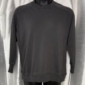 Aerie Down To Earth Sweatshirt Oversized Slouchy Gray Long Sleeve Women’s XS